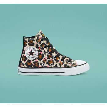 Converse 8-bit Chuck Taylor All Star Hi Leopardie - Detske Vysoké Tenisky